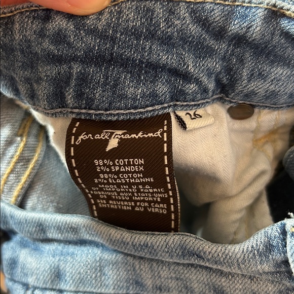 7 For All Mankind Kimmie Boot Cut Low Rise Denim Jeans size Women’s 26 - Picture 7 of 7